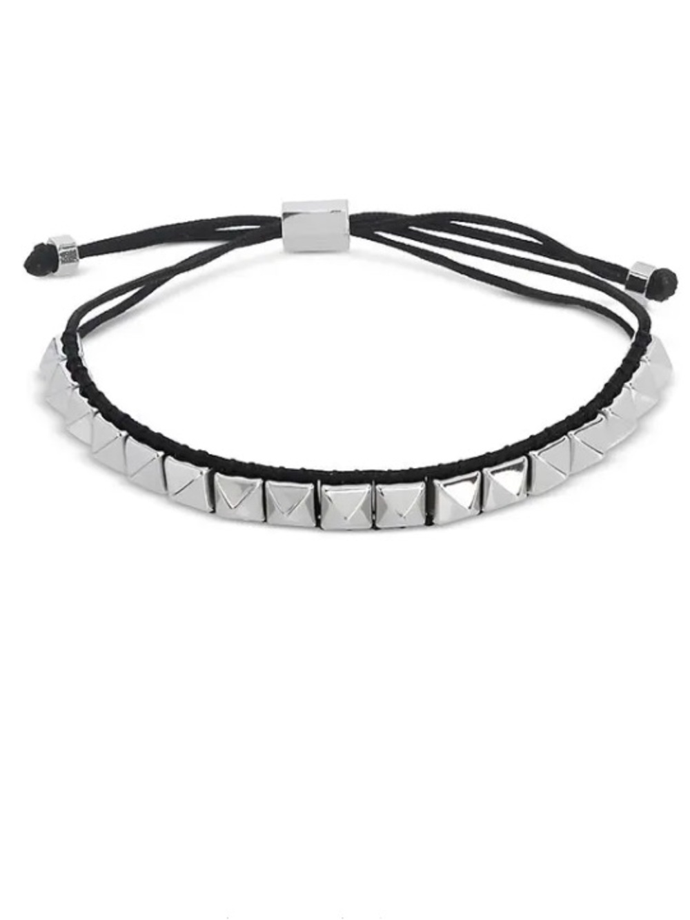 All Saints Pyramid Stud Friendship Bracelet Unisex New